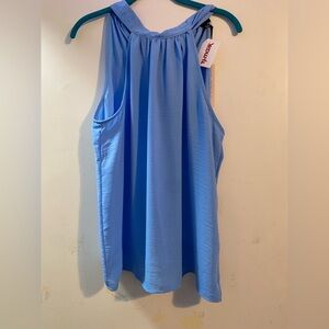 Blue Sleeveless Top